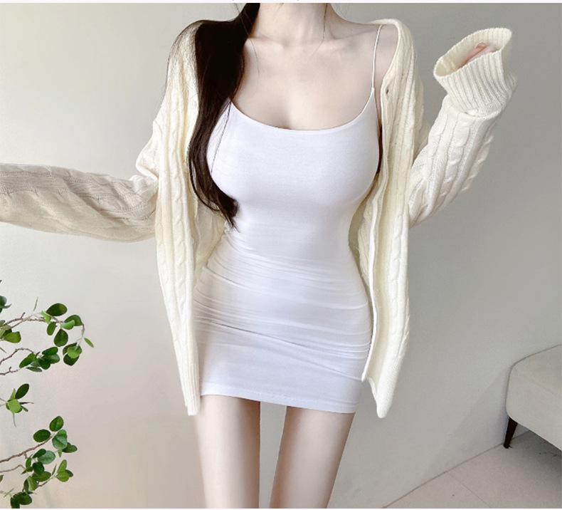 Korean Dongdaemun High-End Loose Knit Cardigan - Pure Desire & Sexy Lazy Style Women's New Arrival
