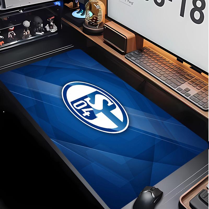 Tappetino per Mouse con Motivo Calcio Schalke 04 Non?Tappetino Mouse da Gioco Antiscivolo con Base in Gomma per Scrivania Ufficio Casa
