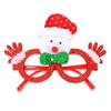 6 Stück Lustige Weihnachtssonnenbrillen-Gestelle Cartoon Neue Jahr Dekorative Brillen Maskenball Party