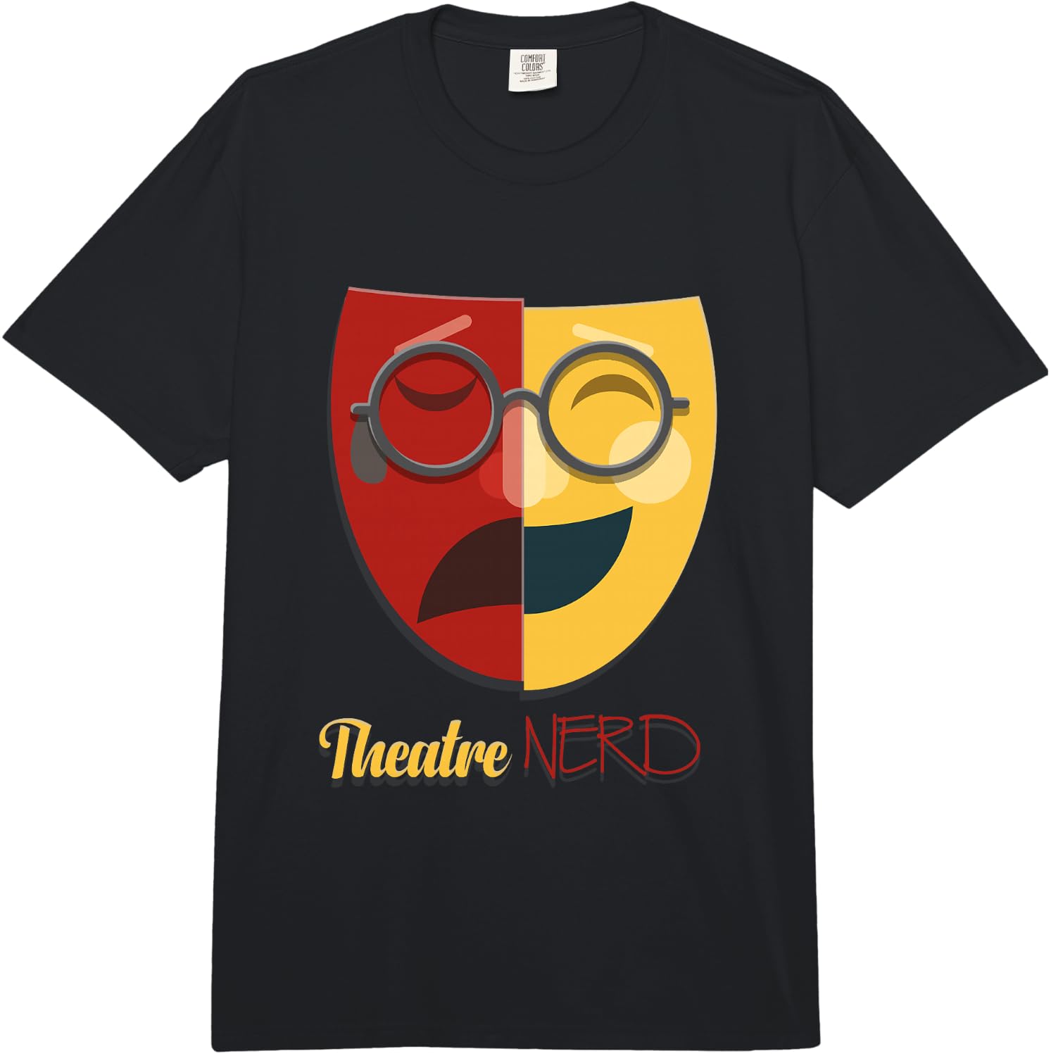 Theatre Nerd Funny Actor Gift Comfort Colors Adult Heavyweight Unisex T-Shirt XL
