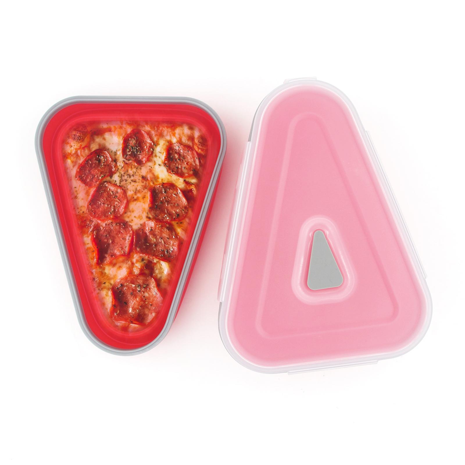 

Многоразовый контейнер для хранения пиццы с 5 подносами для микроволновой печи