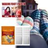 20Pcs Insole Foot Heat Warmers Multifunctional Hand Toe Warmer Adhesive Heat Pad
