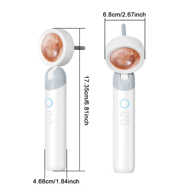 Inskam 4-in-1 Smart Ear & Nose Camera with Screen - HD 1080P, 90° Rotating Inspection Head, Includes Wax Removal Tool for Ears, Nose