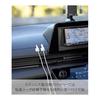 Yamazaki Jitsugyo Tape Magnetic Cable Holder Set of 5 White W2 X D1.4 X H2cm (per Piece) Smart Cable Clip Cord Clip 10193