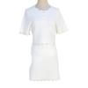M Family Women's French Spring/Summer Socialite Knit Top & Skirt Set