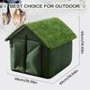 Outdoor Cat House Weatherproof Windproof Bed Cave Spacious Oxford Cat Shelter For Tent Hideaway Outdoor Winter Balcony Play