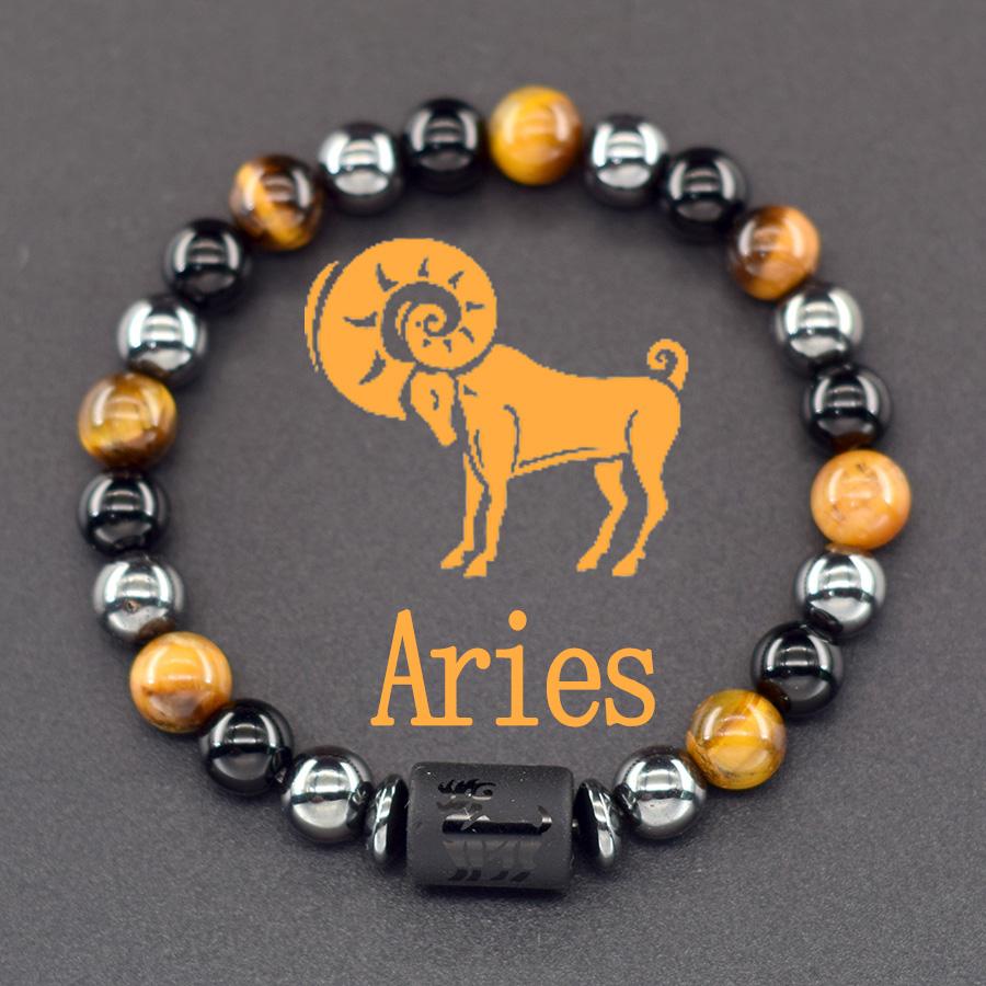 12 Sterrenbeeld Armband Heren Constellatie Armband voor Mannen Ram Maagd Leeuw Weegschaal Bedel Bangle Dames Vriendschap Sieraden om de Hand