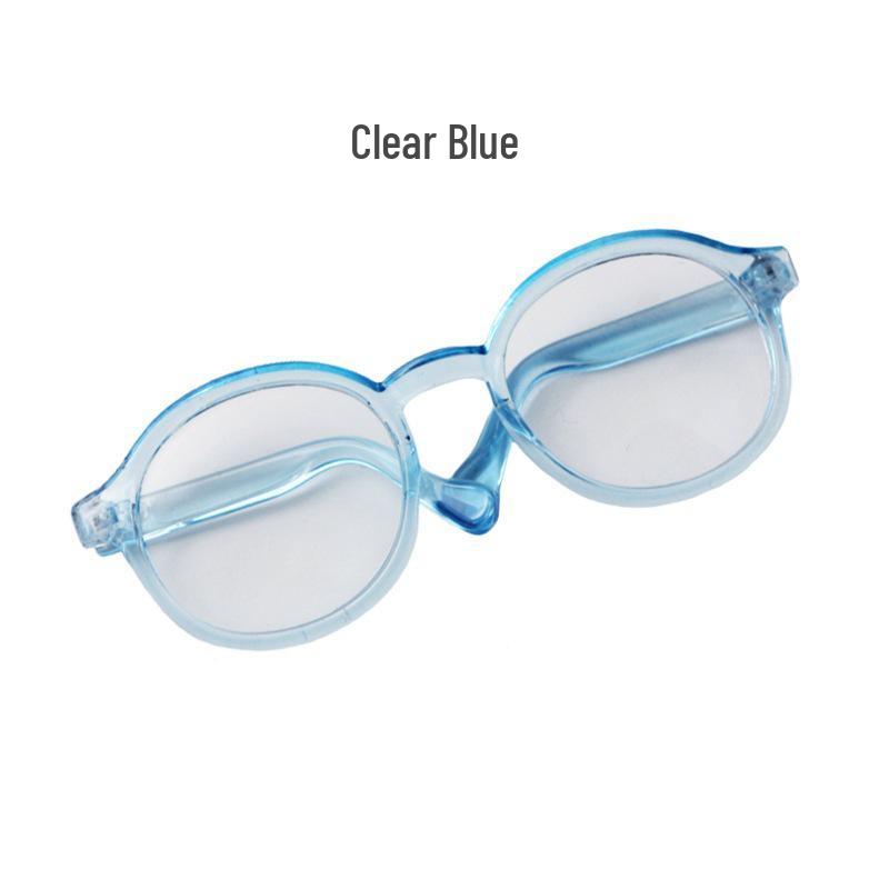20cm Plush Doll Accessories: Cotton Doll with Round Sunglasses