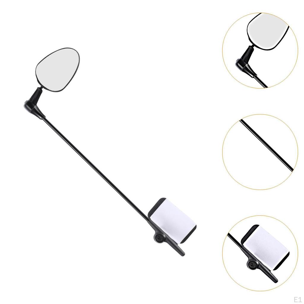 Bike Helmet Mirror, Degree Rotating Cycling Accessories, Wide Angle Bicycle Rear View