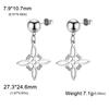 LIKGREAT Stainless Steel Witches Knot Stud Earrings for Women Irish Lucky Celtics Knot Amulet Earring Jewelry Gifts Wholesale