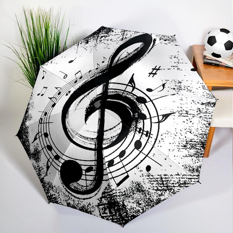 

Colorful Music Notes Umbrella Automatic Open/close, Sturdy Iron Frame & 8-Rib Struct, Umbrella for Women & Men, Christmas Gifts