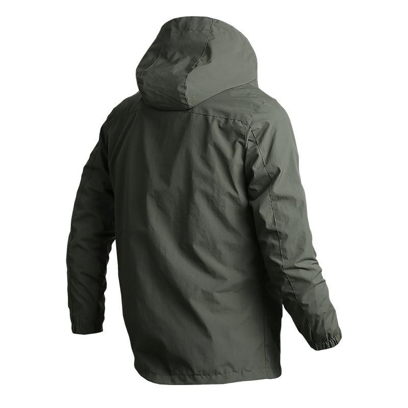 Erkek Softshell Ceket Sonbahar Bahar Sokak Taktik Bombacı Rüzgarlık Ceketler Erkekler Kapşonlu Hip-Hop Pilot Rüzgar Geçirmez Mont