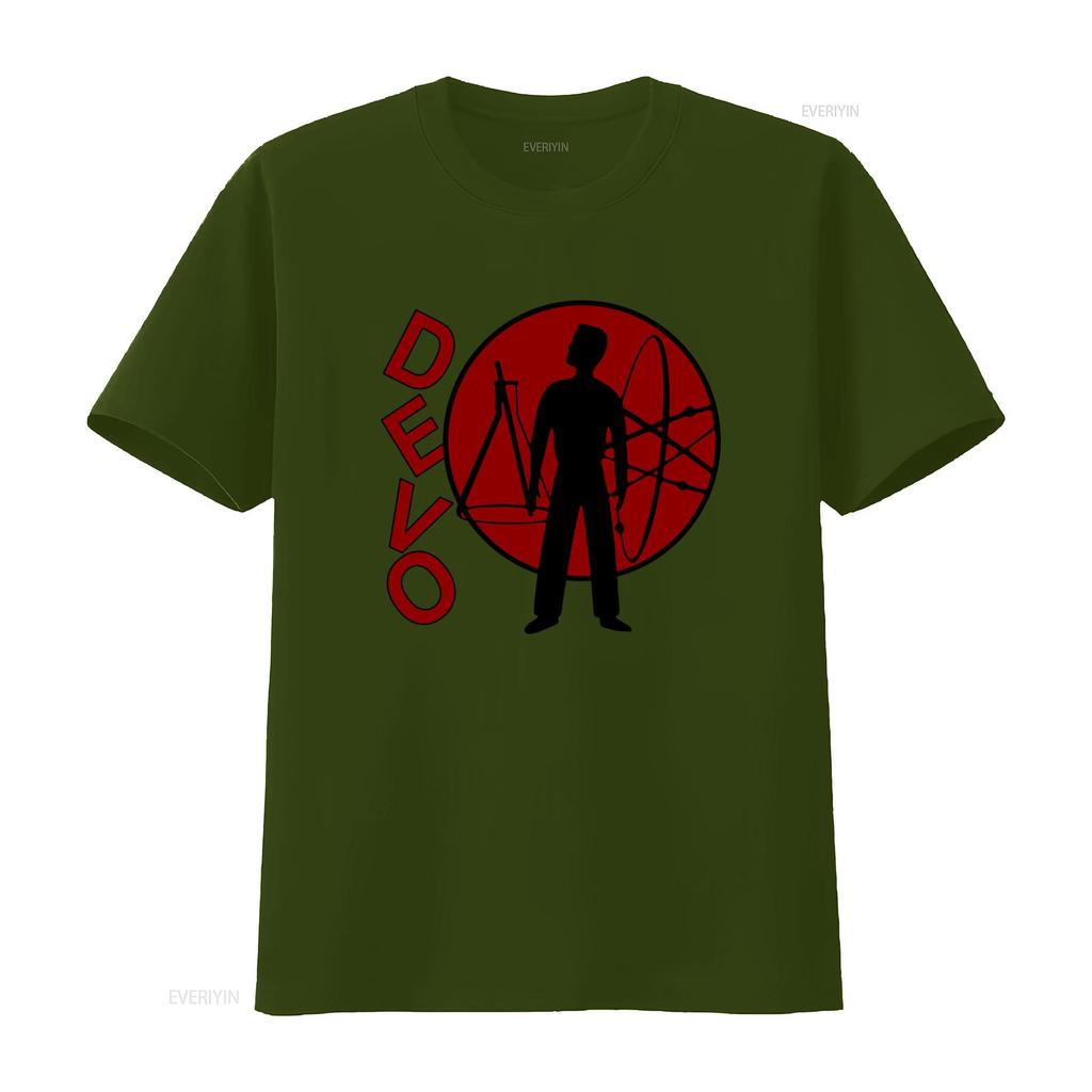 Devo Band T Shirt Cotton All Sizes Retro Rock Music Design Vintage Washed Homme Graphic Top For Everyday Wear Slightly