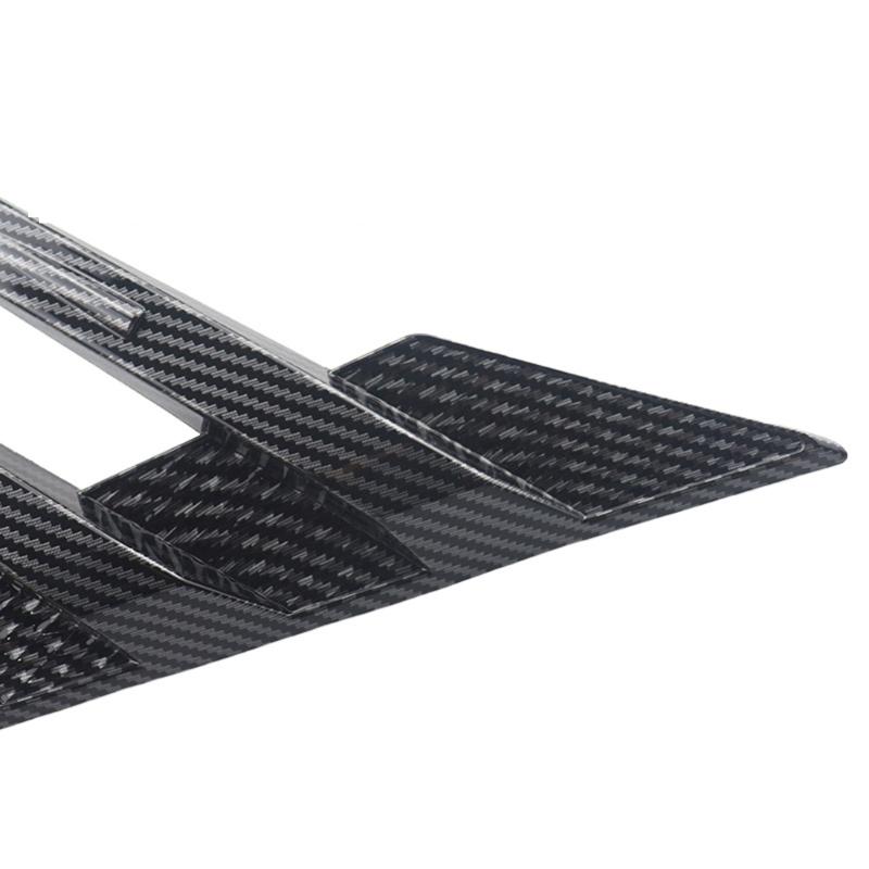 Universal Plastic Rear Window Side Spoiler Splitter For Car And SUVs With Adhesive Installation Enhances Aerodynamic