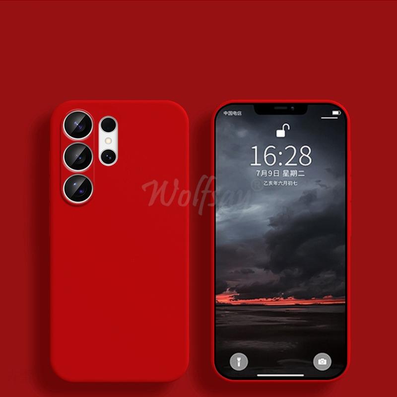 For Samsung Galaxy S26 Ultra Case Liquid Silicone Plain Rubber Funda Samsung S26 Ultra Case Phone Protector Cover S26 Ultra Case