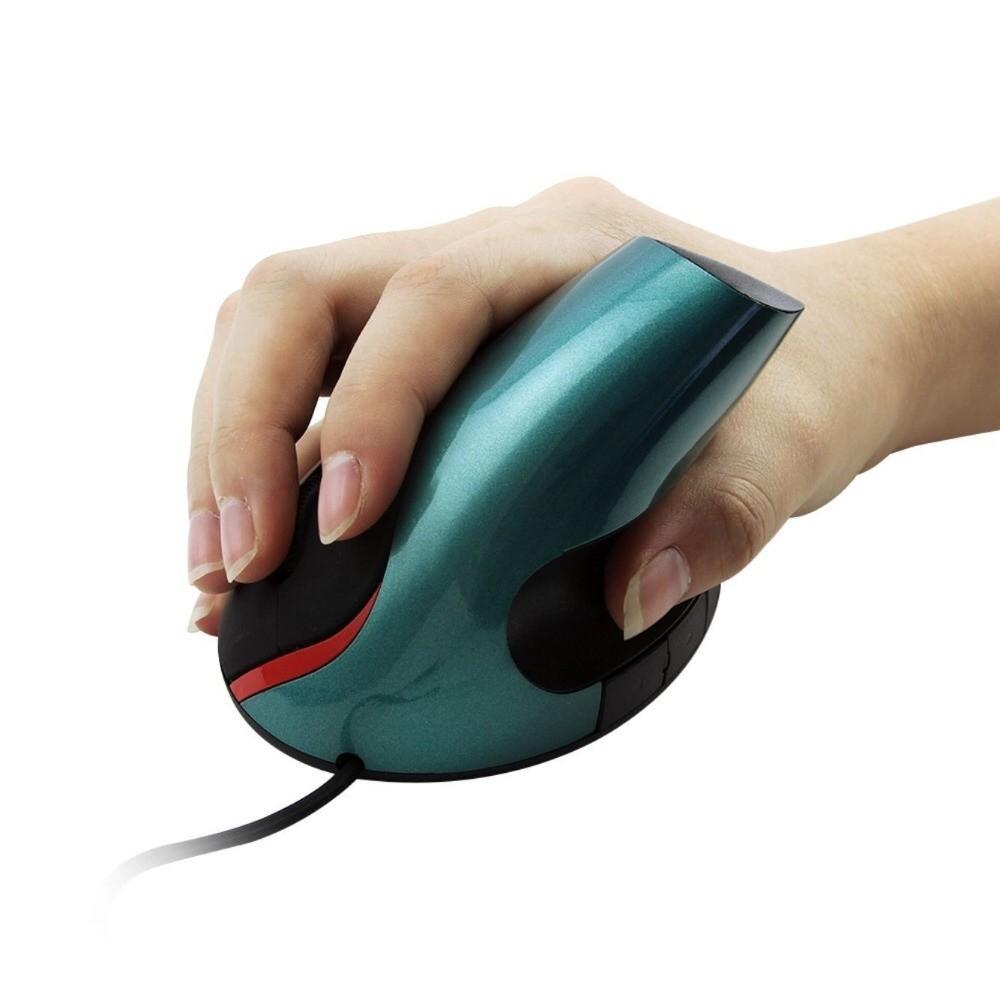 Vertical Shape Vertical Mouse Wrist Rest Computer Mice USB Wired Mouse  Desktop Computer