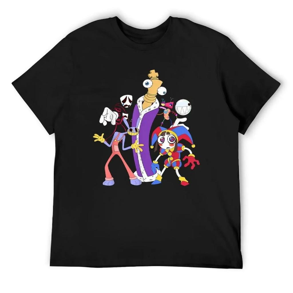 Schattige Pomni, Ragatha, Gangle, Kinger, Zooble, Caines - het geweldige circus T-shirt vintage kleding heren t-shirts topkwaliteit