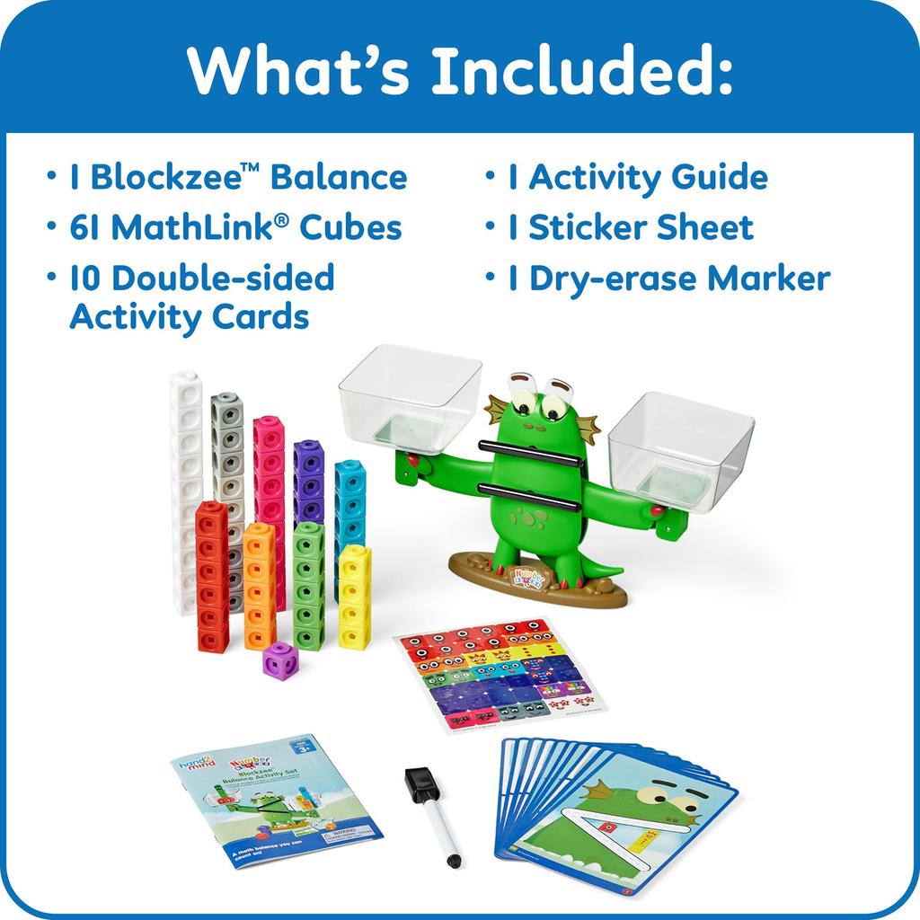 Numberblocks Blocksy Balance Activity Set Tenbin Kazuasobi Educational Toy 96089 Genuine Product
