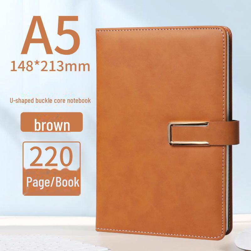 Customized A5 Thickened Notepad with Creative Buckle and Logo for Business