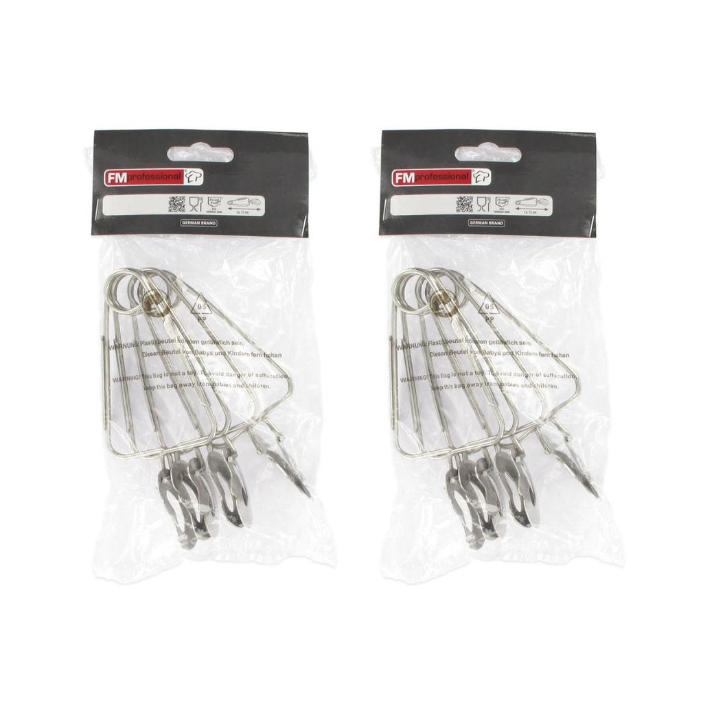 Lot de 8 pinces à escargots FM Professional Gourmet Edition ref. 9913850