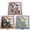European and American silk scarves retro-printed paisley pattern 71 square scarf bag head versatile scarf