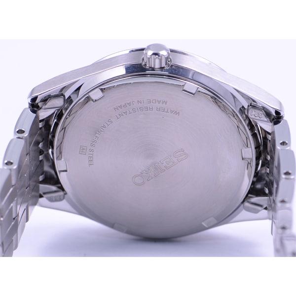 Seiko Men's SBPX085 (SPIRIT Solar Men's) Round Watch Silver Stainless Analog