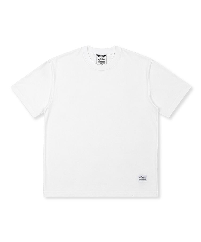 STIGMA Washed Blank T-Shirts V2 White