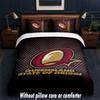 Queensland Maroons Design Bed Bedding Set 1 Duvet Cover + 2 Pillowcases Soft Breathable Household Bed Linens