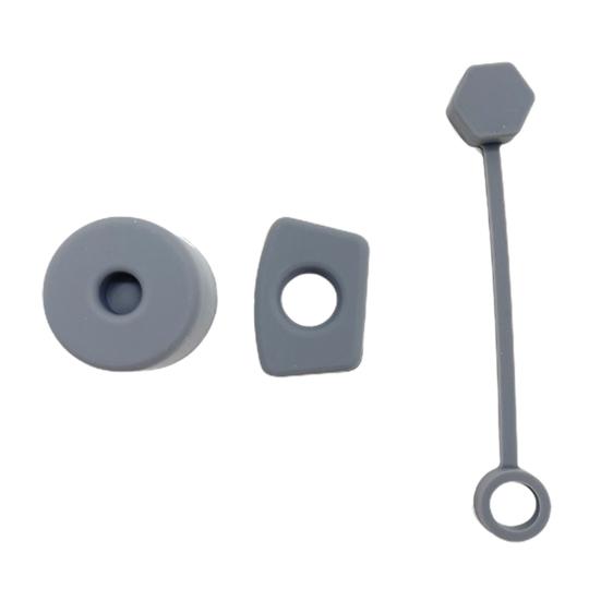 

Удобная герметичная пыленепроницаемая компактная соломенная крышка, заглушка для крышки, соломенная заглушка для личного использования серый