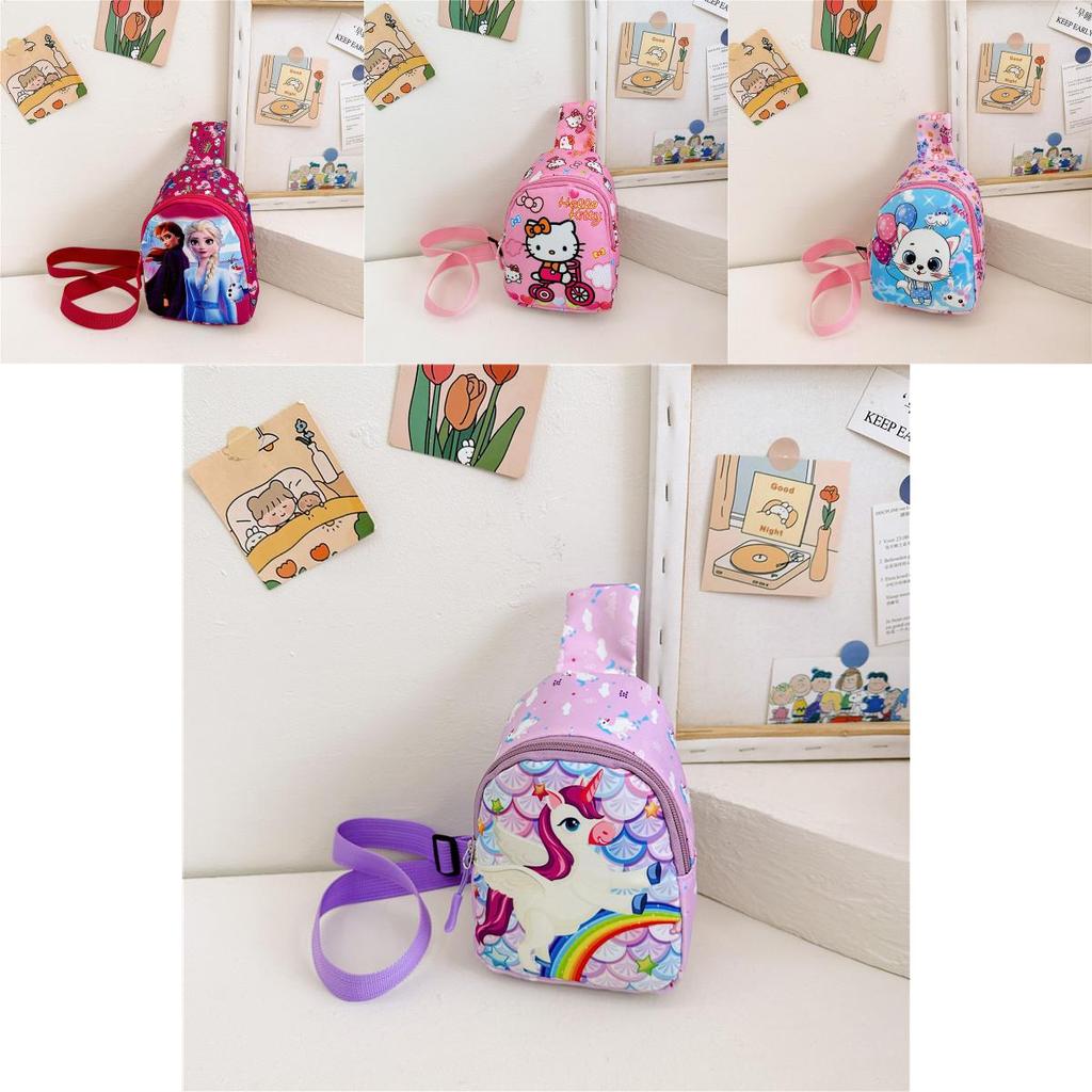 Hello Kitty Kids Backpack With Cartoon Print For Preschool Daily Use