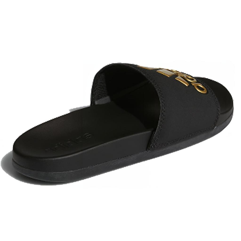 Adidas Neo Adilette Comfort Gold Slippers 'Black Gold' Women's B41742