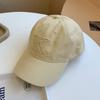 Stylish Korean Brand K Letter Embroidered Round Top Curved Brim Baseball Cap Unisex Casual Sunscreen Breathable Hat