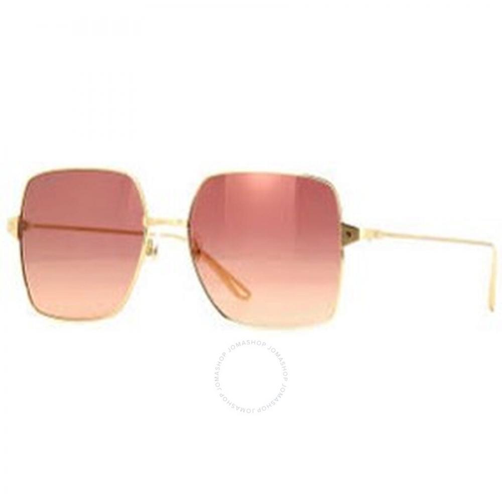 

Жіночі сонцезахисні окуляри Cartier Red Gradient Flash Square Ct0297s 003 57