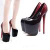Zapatos de Tacón Alto Nuevos Mujer Zapatos de Salón Zapatos de Fiesta de Boda Plataforma Zapatos de Mujer Tacones Altos 11cm Ante Tacones Negros 2025
