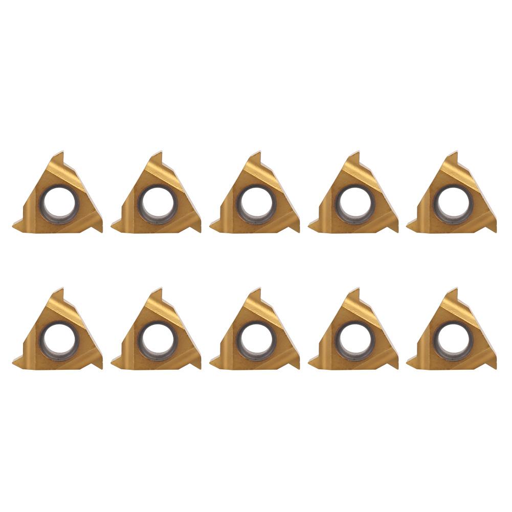 10pcs 11ER A60 1 4  Carbide Blade Insert CNC Lathe Cutter Turning Tool