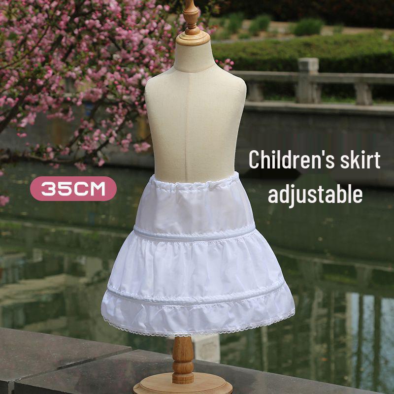 Adjustable Fishbone Support Petticoat for Girls' Lolita and Princess Dresses