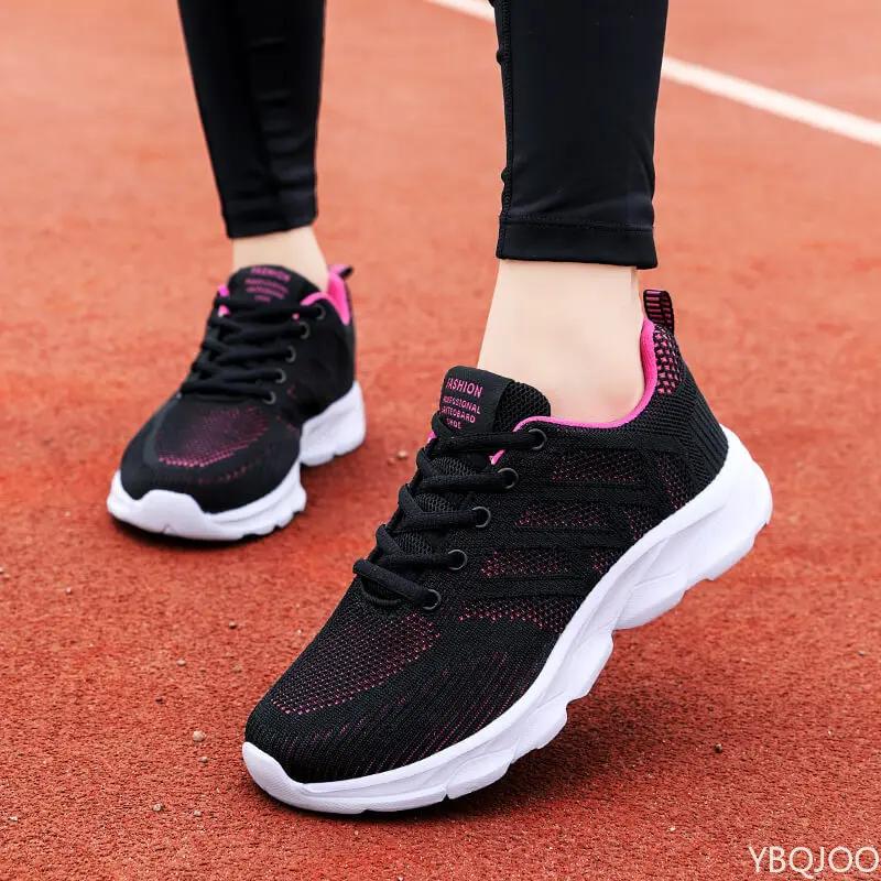 New Women Sneakers Outdoor Plus Size shoes Mesh Lace Up Female Footwear Breathable Casual non slip Shoe Zapatos Mujer