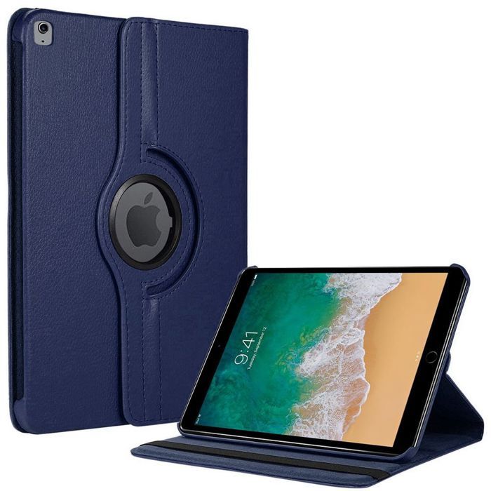 Protective Case - BOOLING - for iPad Air 3 / for iPad Pro 10.5" - 360° Rotation - Navy Blue