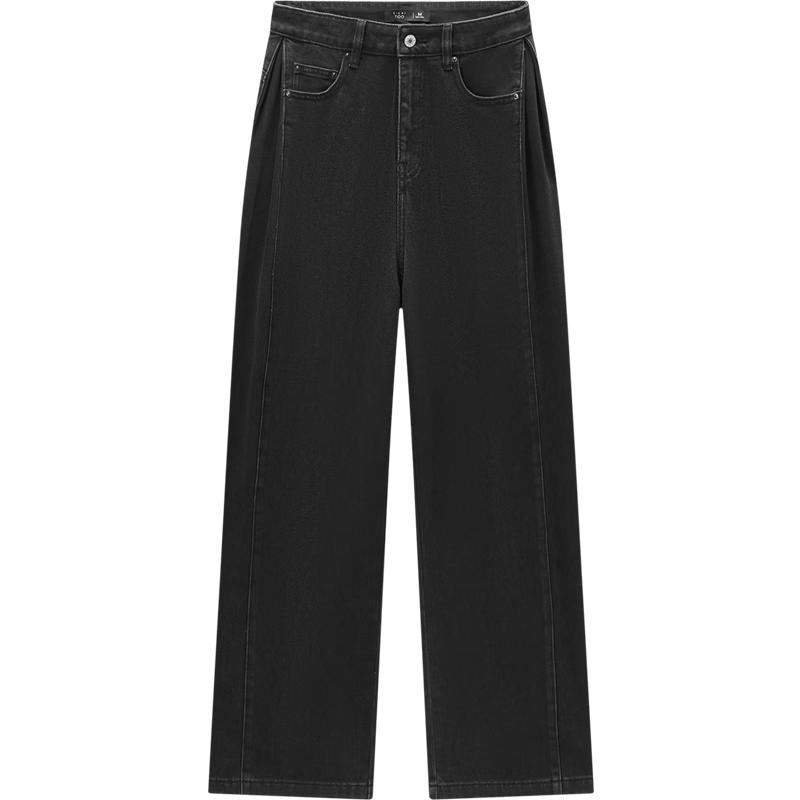 EICHITOO Women s Wide-Leg Denim Pants L