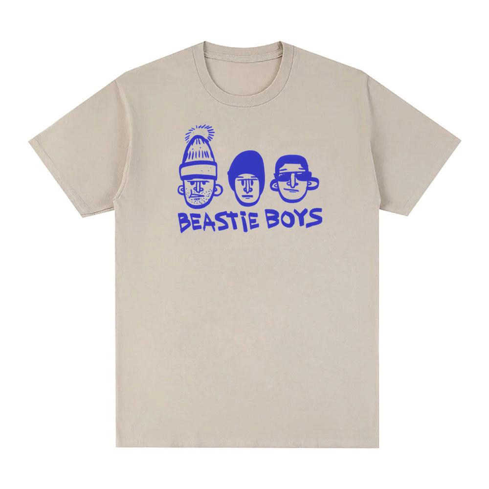 Beastie Boys logo T-Shirt 2026 Summer Comfortable Harajuku Tee High Quality Graphic Printing TEE 100%cotton Casual Round Neck