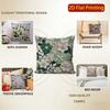 2D Floral Embroidered Pattern Decorative Pillow Covers Pattern Cushion Cover Suitable For Sofa Bedroom Car Pillow Cover