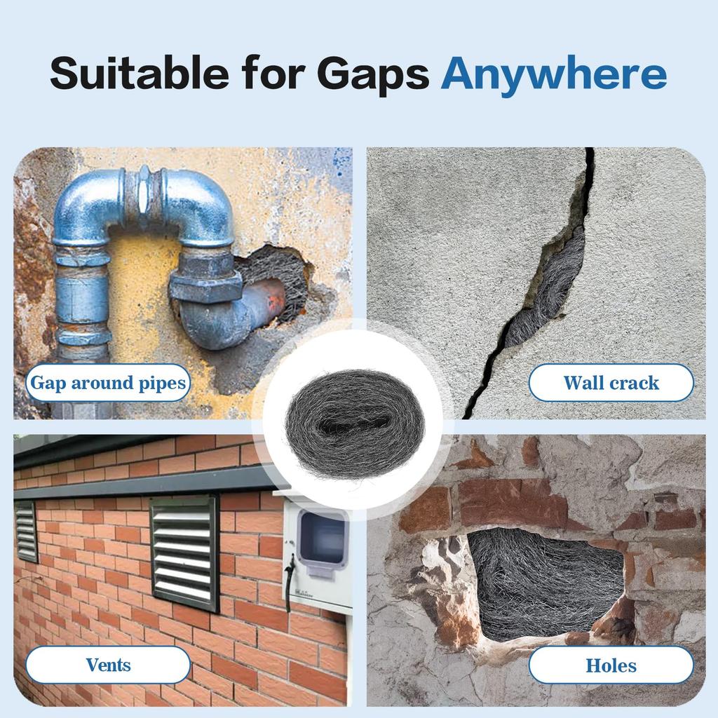 Cynrikah Drut 5cm x Gryzonie i Nietoperze Odważna Siatka dla i Myszy Siatka Antygryzoniowa, 20m, Odstraszacz, Średnica, Ślimaki, Nietoperze, Węże, (4 rolki)
