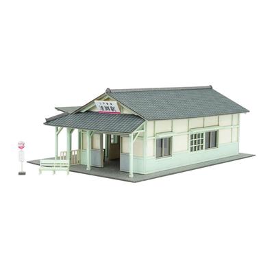 Seria Sankei Nostalgic Diorama Stacja J Papierowy Model 1/150 MP03-114