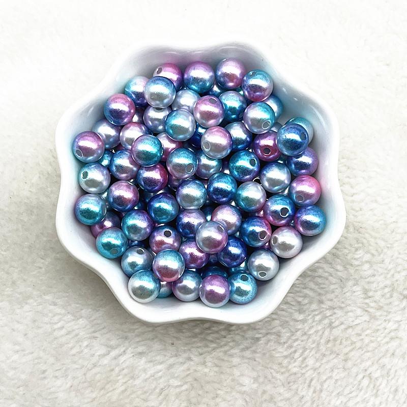 NEW 4/6/8/10mm Round Acrylic Pearl Beads Loose Spacer Beads for Jewelry Making DIY Necklace Bracelet Accessories