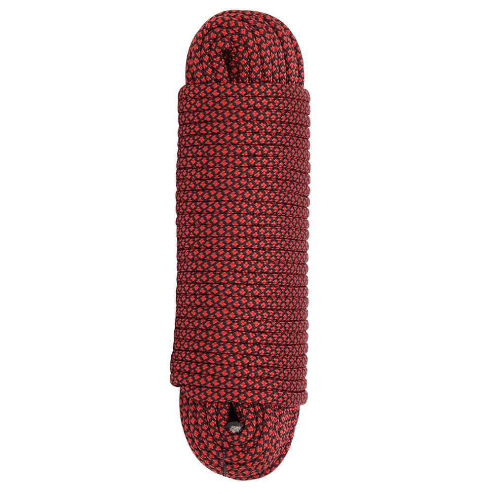 9 Core Paracord Rescue Tying Tent Lanyard Camping Rope for Outdoor Bracelet Weaving20M Red