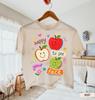 Comfort Colors® Happy To See Your Face Teacher Boxy Tee, Cute Apple Teacher T-Shirt, Back To School, Coquette Teacher Gift, Cc 3023 Shirt