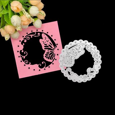 Runde Spitze Schmetterling Kreis Metall Stanzformen Schablonen gestanzt für DIY Scrapbooking Album Papier
