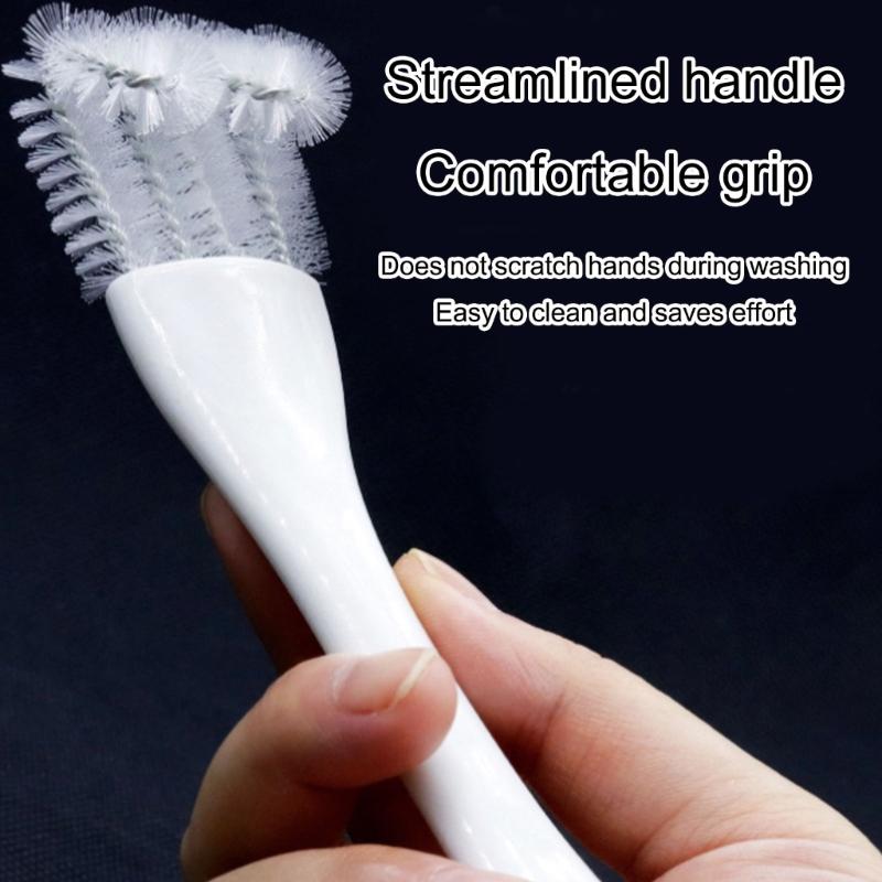 Multipurpose Plastic Pet Cage Brush Featuring Scraping Tool Easyly Grip For Bird Habitat Sanitization
