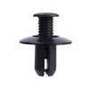 8mm Plastic Rivets Fasteners Screw Car Bumper Fender Black Rivet Car Fastener Clips for Toyota Focus Kia Nissan Accessories