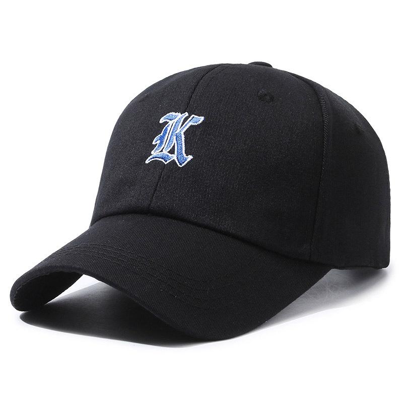 Embroidery Baseball Alphabet Cap Trendy Casual Hat Adjustable Sun Protection